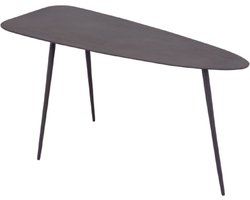 PTMD Bijzettafel Melvy - 76x33x39 cm - Aluminium - Paars