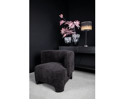 PTMD Bijzettafel Ray - 121x28x81 cm - Hout - Zwart