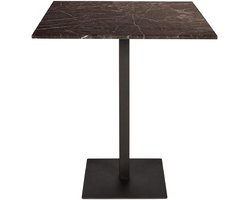 PTMD - Bistrotafel Plaza - Bruin - 70x70x77cm