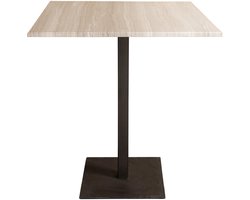 PTMD - Bistrotafel Plaza - Wit - 70x70x77cm