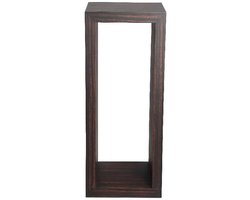 PTMD - Bloemenzuil Tiess - Bruin - 35x35x85cm