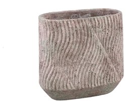 PTMD Bloempot Diesel - 30x15x28 cm - Cement - Grijs