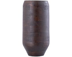 PTMD Bloempot Gerd - 20x20x40 cm - Hout - Bruin