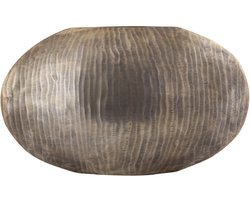 PTMD Bloempot Jowad - 52x15x32 cm - Aluminium - Goud