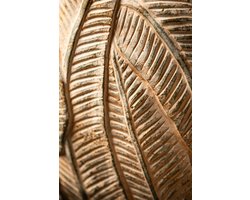 PTMD Bloempot Noami - 40x40x40 cm - Cement - Creme