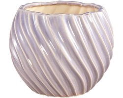 PTMD Bloempot Nudi - 22x22x17 cm - Keramiek - Paars