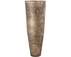 PTMD Bloempot Simona - 38x38x102 cm - Ijzer - Goud