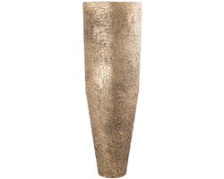 PTMD Bloempot Simona - 39x39x120 cm - Ijzer - Goud