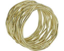 Ptmd Christmas Napkin Ring Pal Gold-colored 5 Cm - UNI