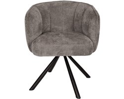 PTMD Como Dining Chair Swivel Stone