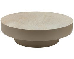 PTMD Corfu Coffee Table Beige Marble