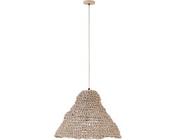 PTMD Dayo Natural Paper Rope Hanging Lamp Open Round