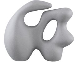 PTMD Decoratieve Standbeeld Eddison - 33x15x30 cm - Keramiek - Taupe