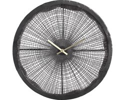PTMD Della Ronde Klok - 38,5 x 4 x 38,5 cm - Metaal - Zwart