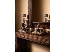 PTMD - Dienblad Barrie - Bruin - 27x27x12cm