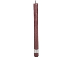 PTMD Dinerkaars/kaars Rustic bronze set of 4 25x2