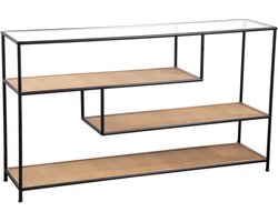 PTMD Dunja Sidetable - 140 x 35 x 79 cm - Bamboe - Naturel