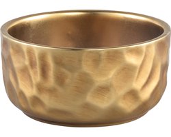 PTMD Dylon gold ceramic pot | matgouden keramische pot 16 x 16 x 7 hoog
