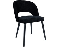 PTMD - Eetkamerstoel Abierto - Zwart - 55x61x80cm
