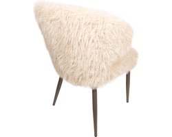 PTMD - Eetkamerstoel Ares - Beige - 61x61x83cm