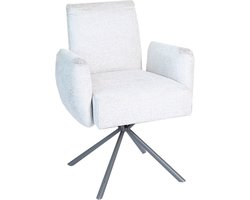 PTMD - Eetkamerstoel Lex - Beige - 66x66x85cm