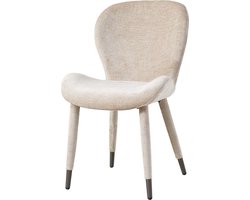 PTMD - Eetkamerstoel Thor - Beige - 62x52x87cm