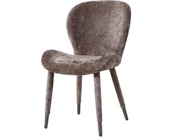 PTMD - Eetkamerstoel Thor - Bruin - 62x52x87cm