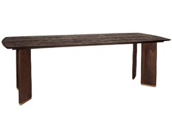 PTMD - Eetkamertafel Liber - Bruin - 280x110x77cm