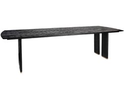PTMD - Eetkamertafel Liber - Zwart - 200x100x77cm