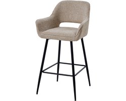 PTMD Fal Low Bar Chair Opulence 08 Taupe - set van 2