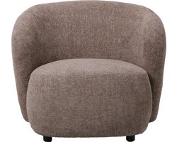 PTMD - Fauteuil Aphrodite - Taupe - 89x85x70cm