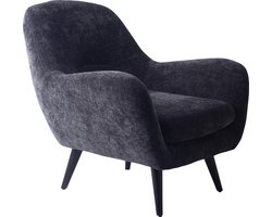 PTMD - Fauteuil Donny - Grijs - 82x92x84cm