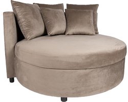 PTMD - Fauteuil Fayen - Beige - 121x121x68cm