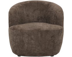 PTMD - Fauteuil Grasa - Bruin - 76x74x73cm