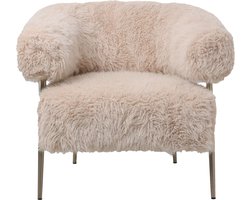 PTMD - Fauteuil Hair - Beige - 85x74x78.5cm