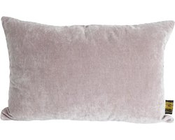 PTMD Floo Sierkussen Velvet - 60 x 40 x 10 cm - Katoen - Creme