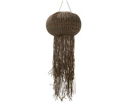 PTMD Goa Brown Hanging Lamp Braided Jellyfish L