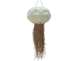 PTMD Goa Brown Hanging Lamp Fur Jellyfish L