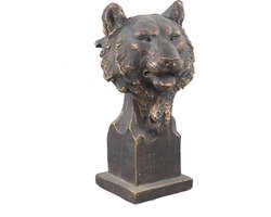 PTMD Grido Brown poly statue animal head