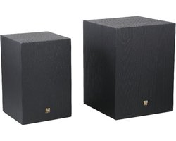 PTMD Gustavo Black Colored Oakveneer Pedestal SV2 S