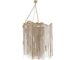 PTMD Hanglamp Wilco - 108x44x185 cm - Aluminium - Messing