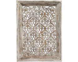 PTMD Jayla Wandpaneel - 76 x 7 x 107 cm - Hout - Crème