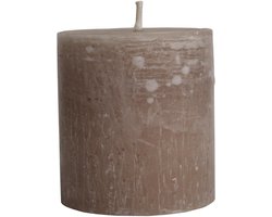 PTMD - Kaars Rustic Outdoor - Beige - 15x15x16cm