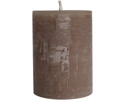 PTMD - Kaars Rustic Outdoor - Beige - 15x15x20cm