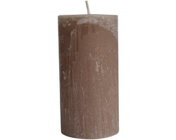 PTMD - Kaars Rustic Outdoor - Beige - 15x15x30cm