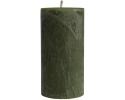 PTMD - Kaars Rustic Outdoor - Groen - 15x15x30cm