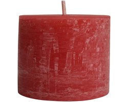 PTMD - Kaars Rustic Outdoor - Roze - 15x15x12cm