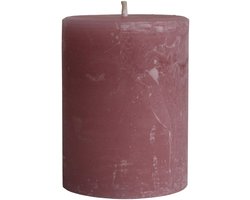 PTMD - Kaars Rustic Outdoor - Roze - 15x15x20cm