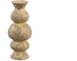 PTMD Kandelaar Larry - 13x13x30 cm - Cement - Bruin