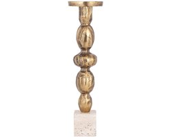 PTMD - Kandelaar Malines - Goud - 11x11x43cm